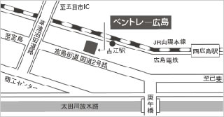 写真：ベントレー広島地図