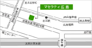 写真：マセラティ広島地図